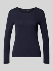 Bluzka z długim rękawem o kroju slim fit z czystej bawełny od Christian Berg Woman - 4