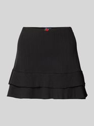 Spódnica mini z imitacji dzianiny model ‘POINTELLE’ od Tommy Jeans - 23
