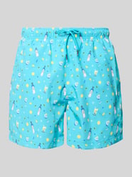 Badehose im Allover-Look mit elastischem Bund von MCNEAL - 36