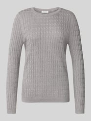 Strickpullover mit Zopfmuster von Christian Berg Woman - 23