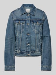 Jeansjacke mit aufgesetzten Brusttaschen Modell 'ASTRID' von Mango Blau - 40