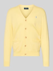 Kardigan rozpinany o kroju regular fit z czystej bawełny od Polo Ralph Lauren - 1