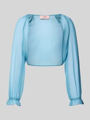 Cocktailjacke aus Chiffon in verkürzter Passform von V.M. - 6