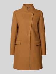 Mantel mit Stehkragen von Liu Jo White Beige - 7