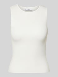 Tanktop in unifarbenem Design Modell 'HERNAN' von Mango Beige - 32