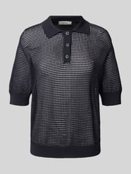 Poloshirt met broderie anglaise, model 'FLO' van IVY OAK - 25