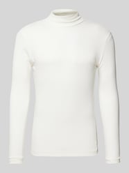 Longsleeve in Ripp-Optik Modell 'Emanuel' von Drykorn Beige - 3