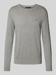 Strickpullover mit Logo-Stitching von Tommy Hilfiger - 21