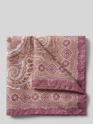 poszetka z dodatkiem jedwabiu model 'Paisley' od Verugia - 4