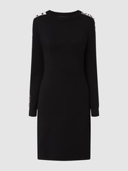 Gebreide jurk van rayonmix  van DKNY Zwart - 12