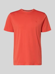 T-Shirt mit Label-Stitching von LERROS Orange - 29