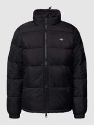 Gewatteerd jack met labelpatch, model 'WALDENBURG’ van Dickies Grijs / zwart - 25