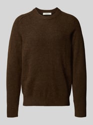 Regular fit gebreide pullover met mix van alpaca en wol, model 'RAI' van SELECTED HOMME - 18