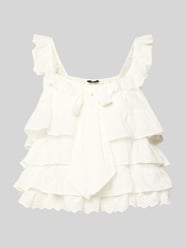 Regular Fit Blusentop mit Volants Modell 'SANDY' von VERO MODA - 4