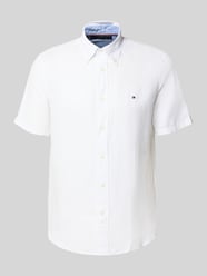 Regular Fit Freizeithemd aus Baumwoll-Leinen-Mix von Tommy Hilfiger - 17