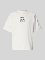 Oversized T-Shirt mit Label-Print von CARLO COLUCCI - 4