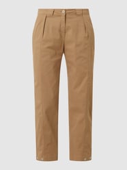 Bandplooibroek met stretch, model 'Melo'  van Brax Beige - 43