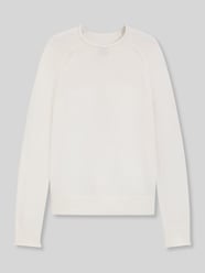 Sweter o kroju regular fit z dzianiny z mieszanki wełny z dodatkiem wełny z alpaki model ‘C_FESPERANASY’ od BOSS Orange - 23