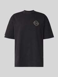 Oversized T-Shirt mit Label-Print Modell 'Paide' von PEGADOR - 3