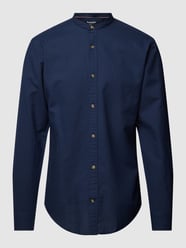 Vrijetijdsoverhemd met maokraag van Jack & Jones Blauw / turquoise - 18