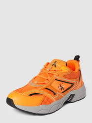 Sneaker mit Label-Print von Calvin Klein Jeans Orange - 22