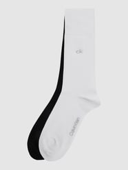 Socken mit Logo-Stickerei im 2er-Pack von CK Calvin Klein Weiß - 19