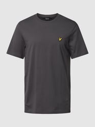 T-Shirt mit Logo-Patch von Lyle & Scott Grau - 31