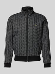 Sweatjacke mit Stehkragen von Lacoste Schwarz - 26