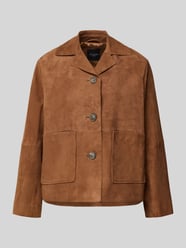 Regular Fit Lederjacke aus echtem Ziegenleder Modell 'PALCHI' von Weekend Max Mara - 8