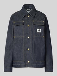Kurtka jeansowa krój regular fit z naszywką z logo model „Arctic” od Carhartt Work In Progress - 1