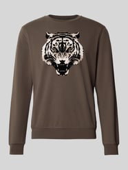Regular fit sweatshirt met dierenprint van Antony Morato - 7