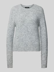 Regular fit gebreide pullover met wol, model 'NOVAH' van Vero Moda Grijs / zwart - 36