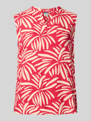 Top bluzkowy o kroju regular fit z wiskozy model 'Iv44anka' od ZABAIONE - 6