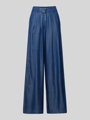 Spodnie materiałowe z szeroką nogawką z imitacji denimu model ‘JANNA’ od Selected - 22