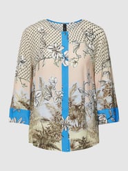 Bluse mit Allover-Muster von Marc Cain Rosa - 18