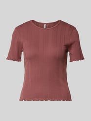 Slim Fit T-Shirt aus Baumwoll-Mix Modell 'TENNA' von ONLY - 48