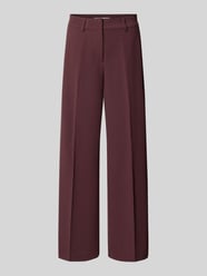 Regular Fit Weite Hose mit Bügelfalten Modell 'KALINA' von ONLY Bordeaux - 37