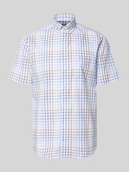 OLYMP HEREN Casual overhemd met lange mouwen Casual,Geruit,modern fit,Kent kraag,Beige (natur 22),L
