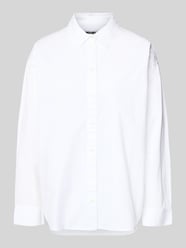 Basic koszula z bawełny z kołnierzykiem koszulowym od REVIEW - 8