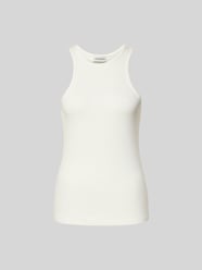 Slim Fit Top aus Viskose-Mix von Anine Bing Beige - 27