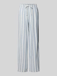 Wide leg linnenbroek met elastische band model 'GOA' van ONLY - 37