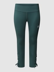 Legginsy PLUS SIZE z naszywką z logo od Adidas Originals Plus Zielony - 36