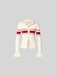 Strickjacke aus Viskose-Mix von Self-Portrait Beige - 27