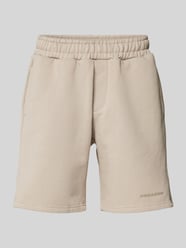 Sweatshorts mit Label-Detail von Pegador Beige - 39