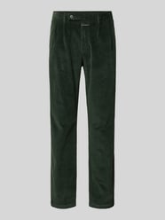 Bundfaltenhose Cord mit Bundfalten BERGEN TAPERED von Closed - 1