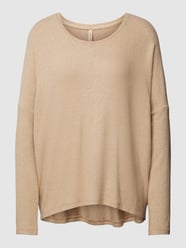 Sweatshirt met extra brede schouders, model 'Biara' van Soyaconcept - 17