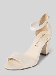 Sandalette mit Blockabsatz von Tamaris Beige - 2