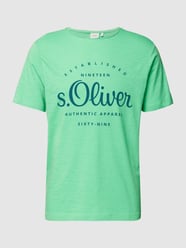 T-Shirt mit Label-Print von s.Oliver RED LABEL - 4