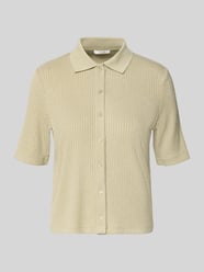 regular fit poloshirt met doorlopende knoopsluiting van OPUS - 29
