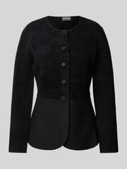 Blazer mit Strukturmuster von Emporio Armani Schwarz - 8